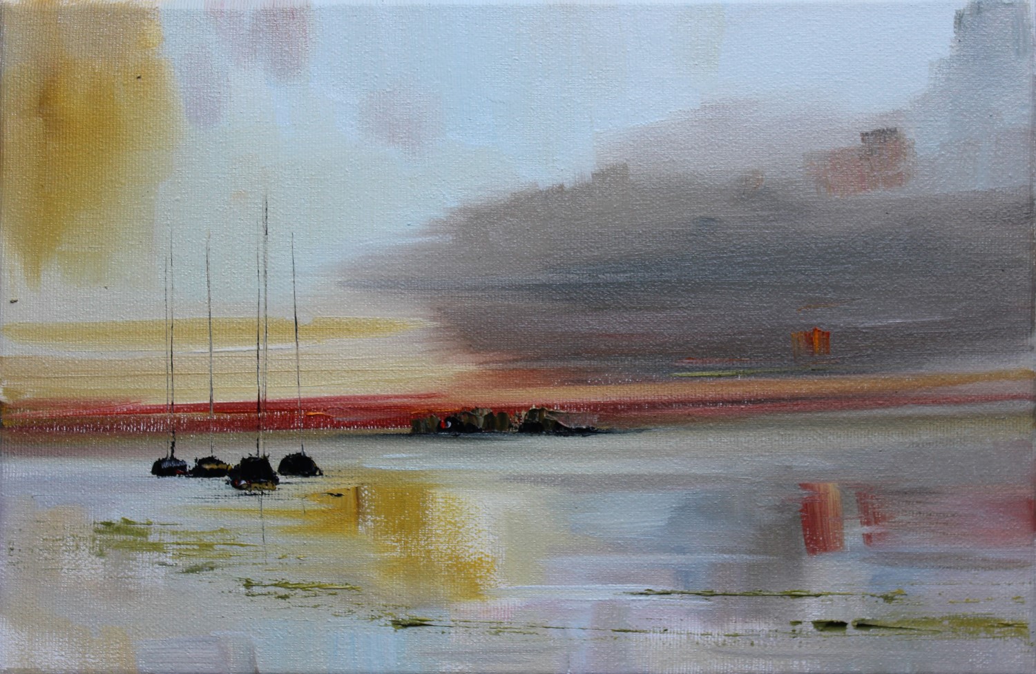 'Clouds after a Sunset' by artist Rosanne Barr